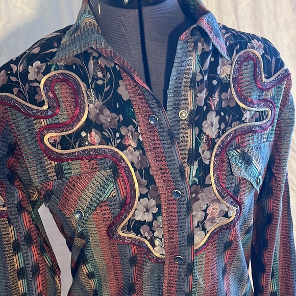 vintage Koos van den Akker western style shirt - Picture 2 of 6